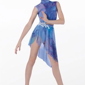 Weissman Blue and Purple Kids Dance Costume